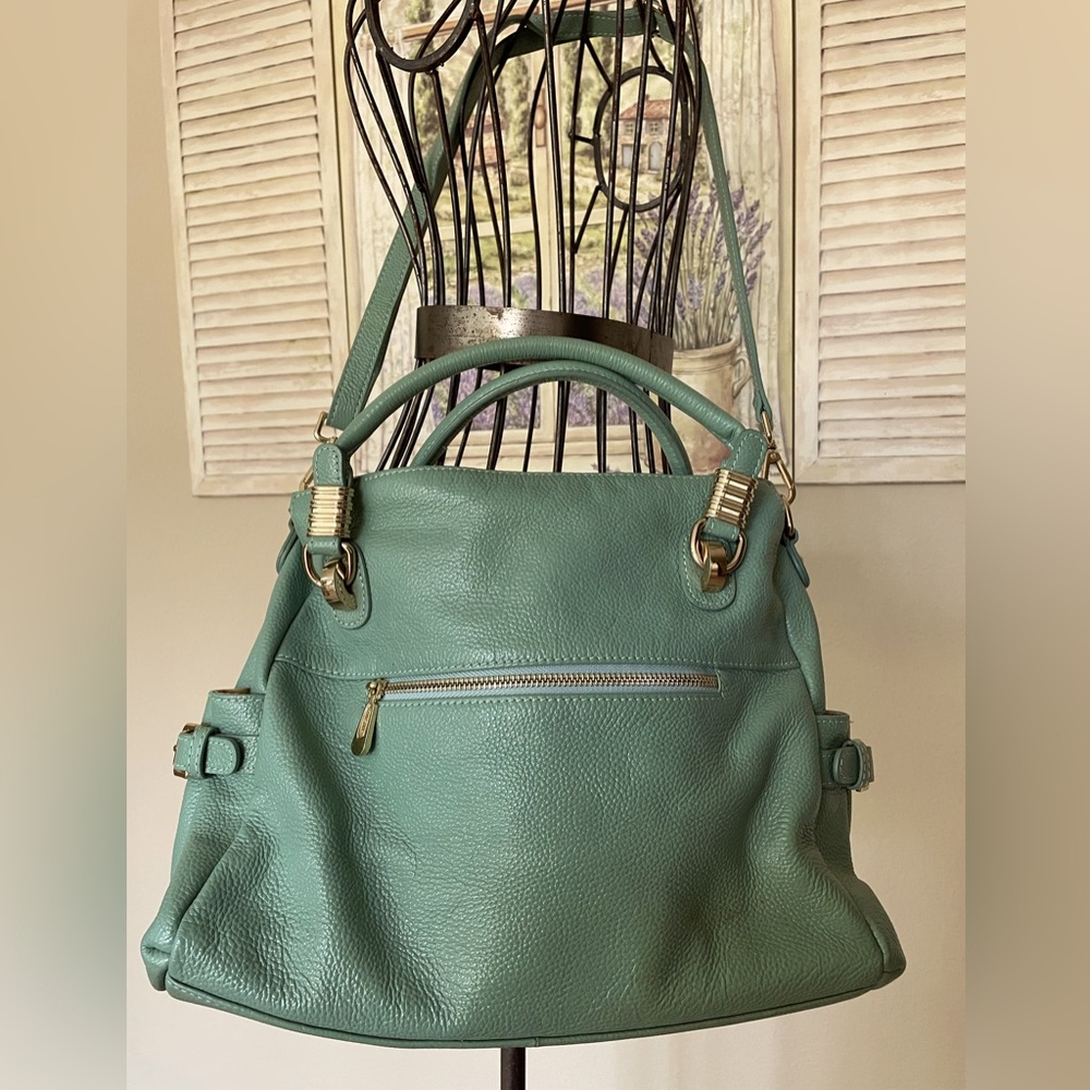 Beautiful PASTE Brand Pebbled Leather Bag